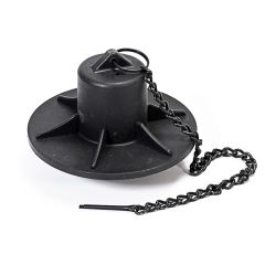 RECEPTACLE DUST CAP WITH CHAIN